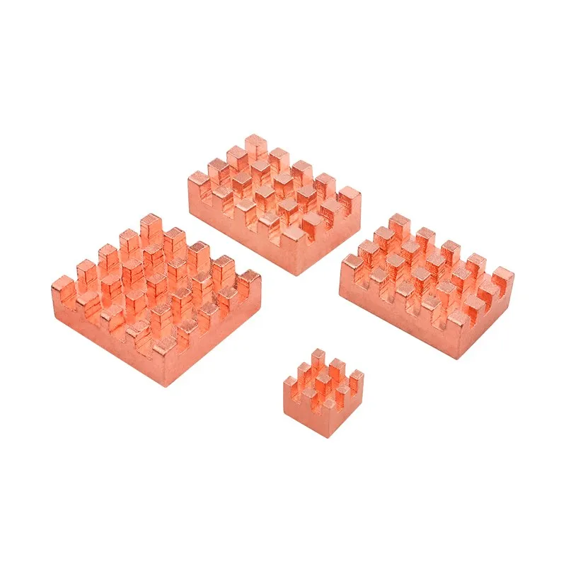 Orange Pi 5 Heat Sink Tembaga Paduan Aluminium Radiator Pendingin Pasif Heatsink Kit Untuk Orange Pi 5 Papan Tunggal Komputer