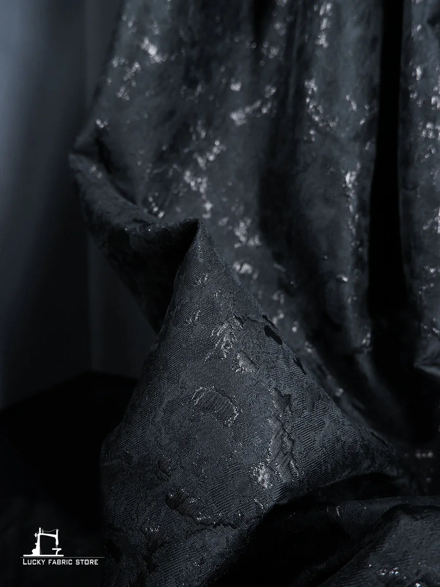 Double-Sided Decors, Camouflage, Bright Silk, Jacquard Texture, Blended Jacket, Bag, Skirt, DIY Fabric, Designer Fabric