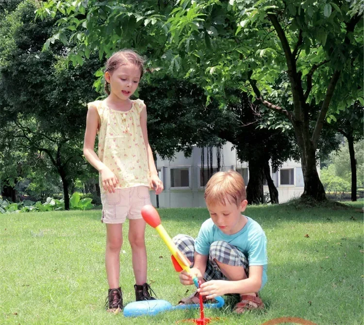 Newest Ultra Stomp Rocket outdoor fun game toy flying security interactive toys kids best Space enthusiasts birthday gift