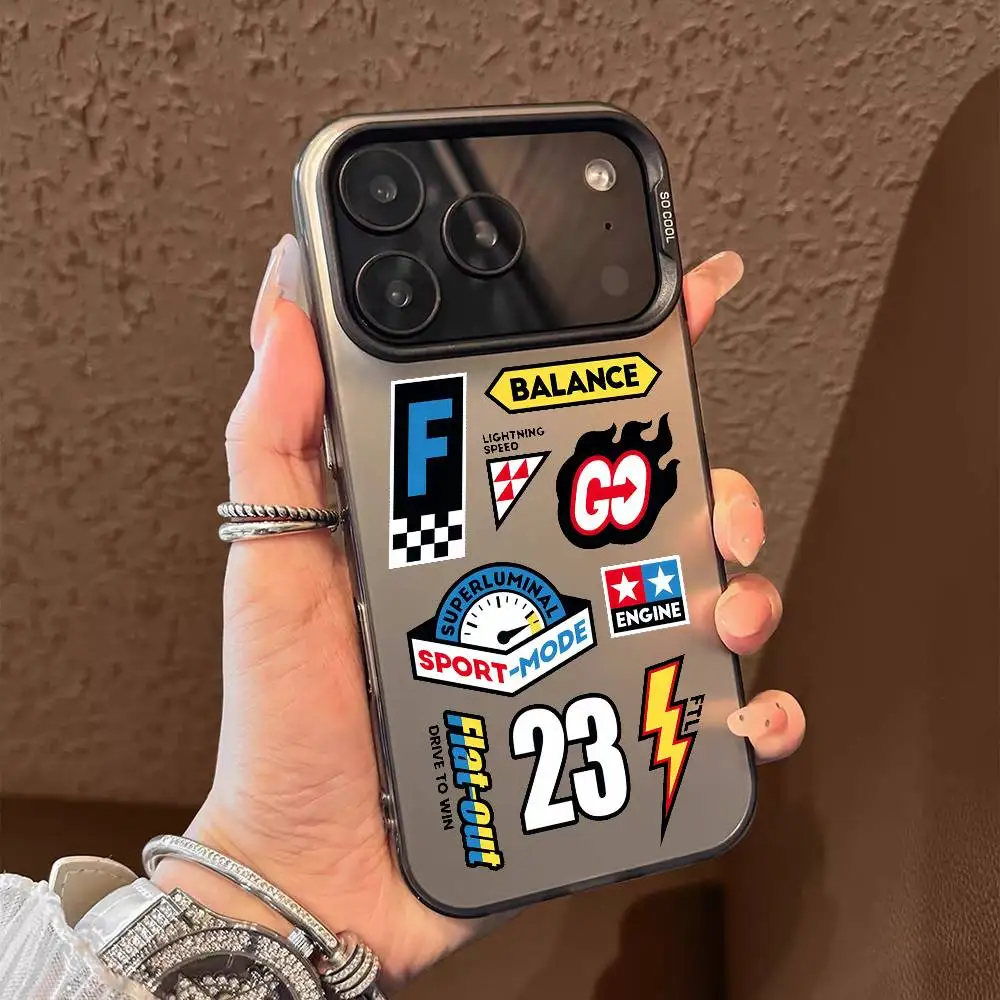 

Cool Sport Car Racing Phone Case For iPhone 17 16 15 14 13 12 11 Pro Max Air multicolor Matte Laser Metallic Aurora Funda