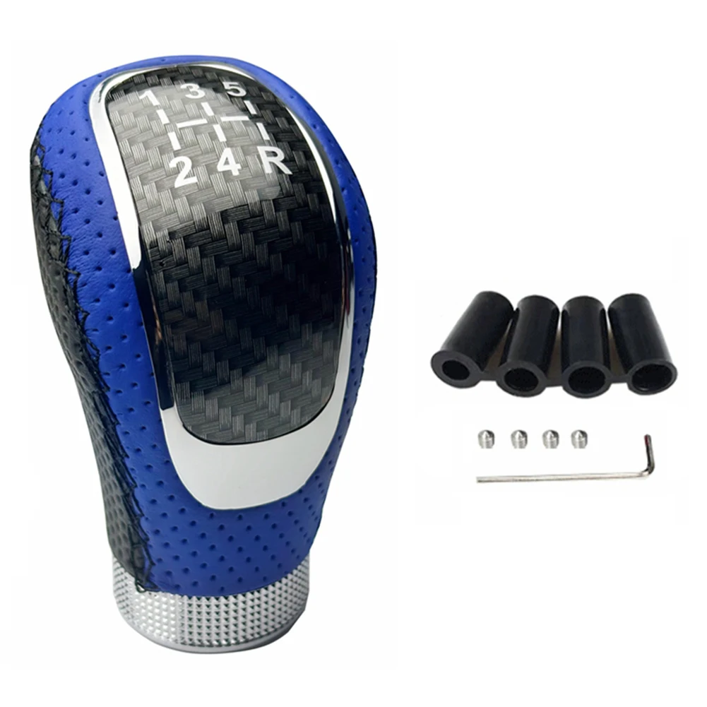 Car Shift Knob With Tool+ 4 Adapters (M8, M10, M11, For M12), 4 Screws 5 Speed Shift Knob Car Shift Knob, Manual Transmission