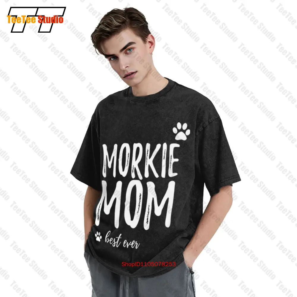 Morkie Mom Yorkie Maltese Dog Mom Top Camiseta unisex 0FBI Verano