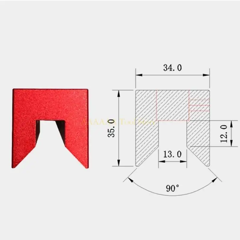 A2BE Woodworking Drill Guide Hole Puncher for Round Joinery Need