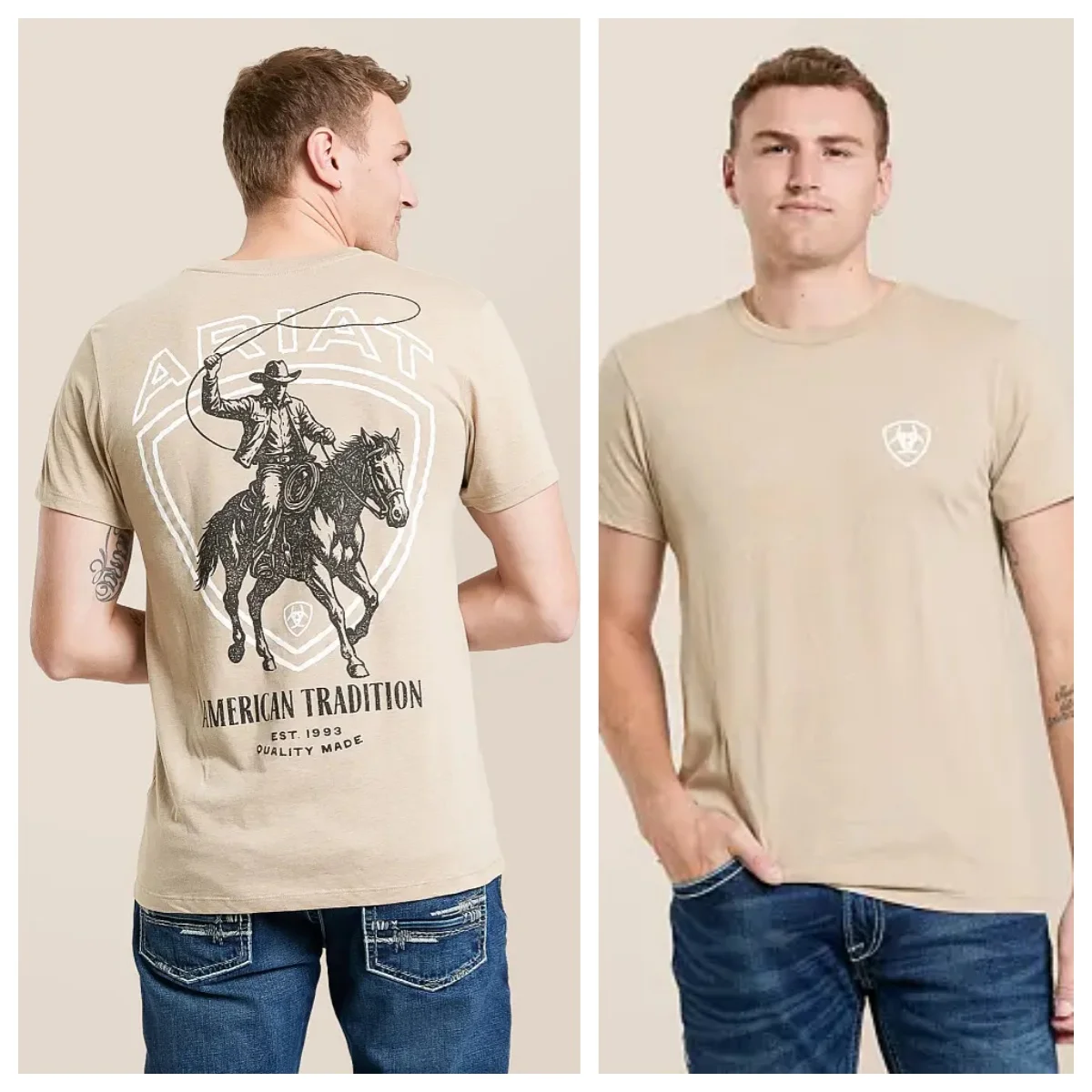 Camiseta Ariat Whiskey Ranger Western Cowboy Equestrian Sport, 100% Algodón, Diseño Gráfico, para Hombre y Mujer, Ropa de Calle de Verano