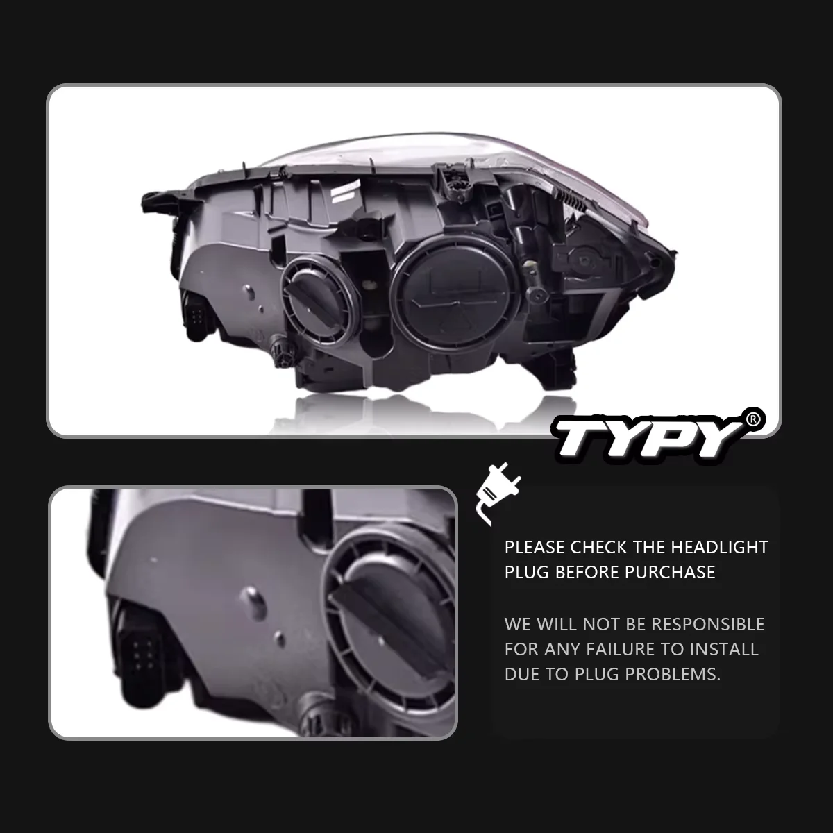 TYPY Car Lights for Mercedes Benz S-Class W221 Headlight 2006-2013 LED Head Lamp DRL Sequential Turn Signal High Low Beam