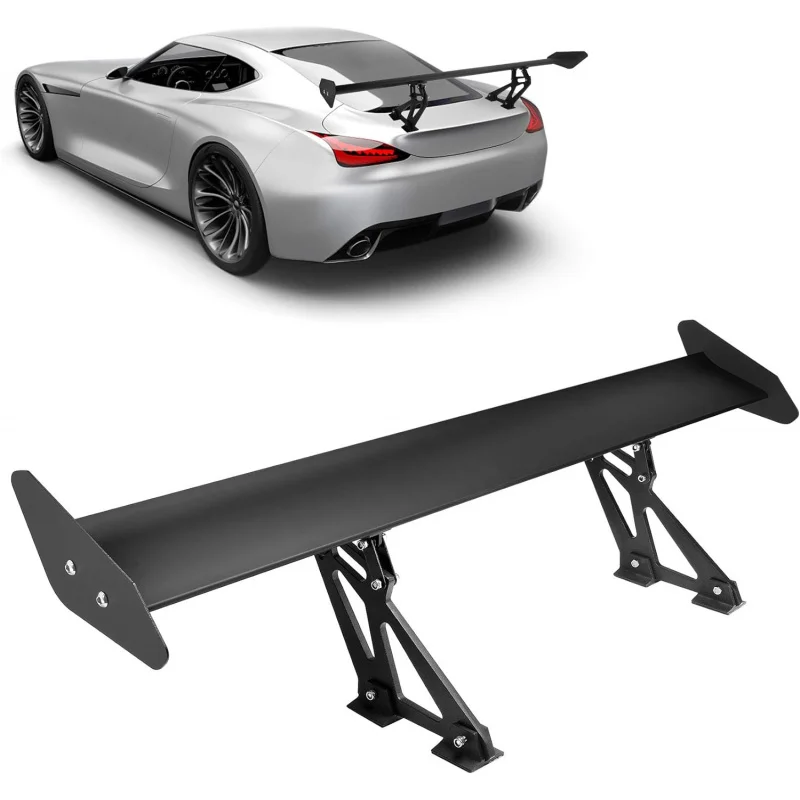 

GT Wing Spoiler 43.3 Inch Lightweight Aluminum Single Rear , Adjustable Angle Car Universal, for Cars S