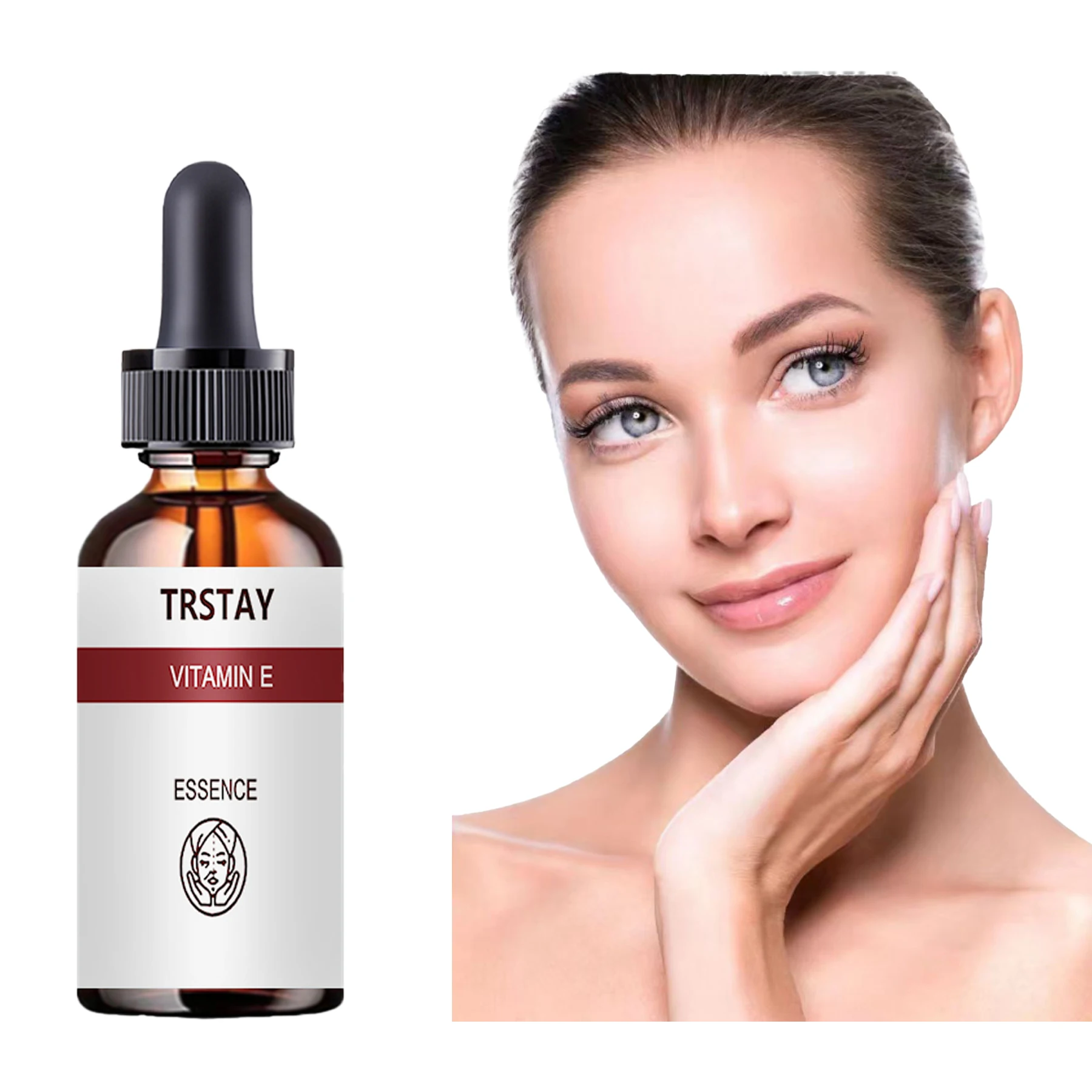 TRSTAY Vitamin E facial essence reduces fine lines and wakes up skin vitality