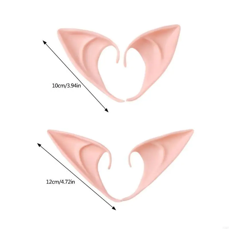 49mf Halloween Angel Elf latex oren Fairy kostuum feestdecoratie volwassen kinderen speelgoed