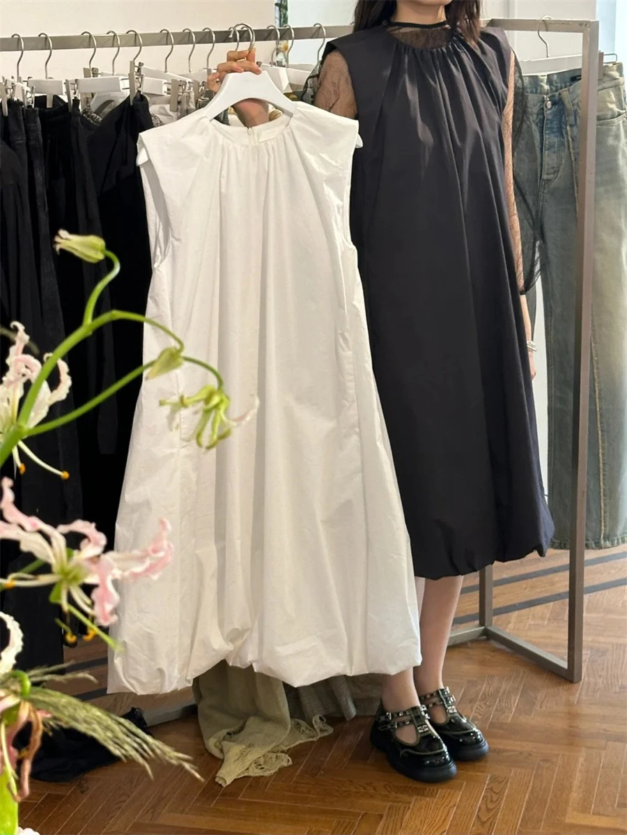 เสื้อกั๊กทรงบลูมเมอร์ยาว Summer New Sle PREON รุ่น Dr Advanced Sensation ตัดเย็บด้วยผ้าฝ้าย 3 มิติ ทรงเอไลน์ ไม่มีตะเข็บ รุ่น Dr