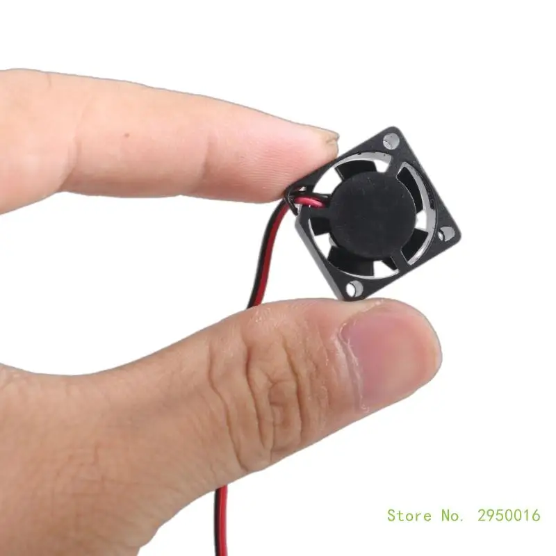 Small Cooling Fan 2x2x1cm Heat Dissipation Fan with XH2.54 Terminal Designed for Desktops Laptops 2010 Fan