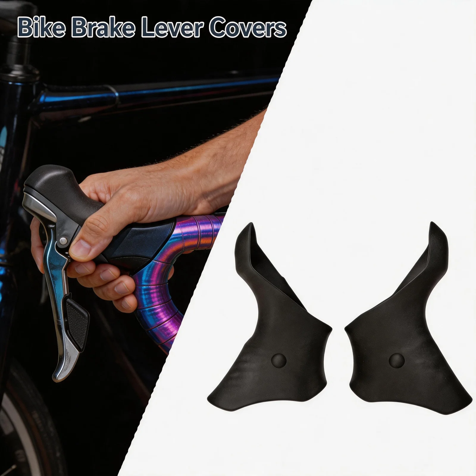 1 Pair Bracket Hoods for ST-6600 ST-6603 ST-5600 105 Ultegra Shifter Cover Set STI Lever Hood for 6600 5601 5603 6601 Shifters