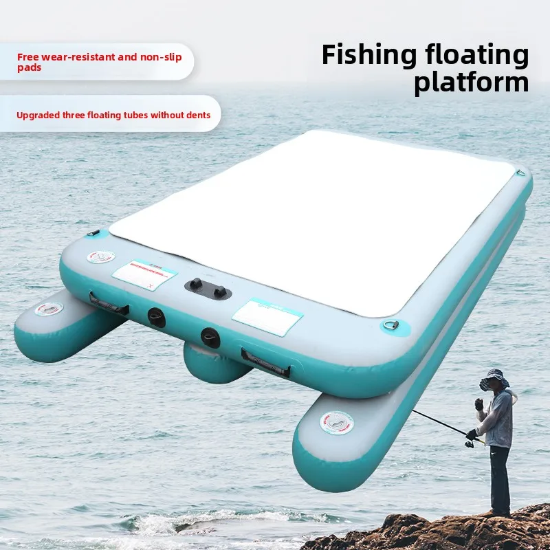 

Fishing platform floating fishing platform, portable fishing boat air cushion