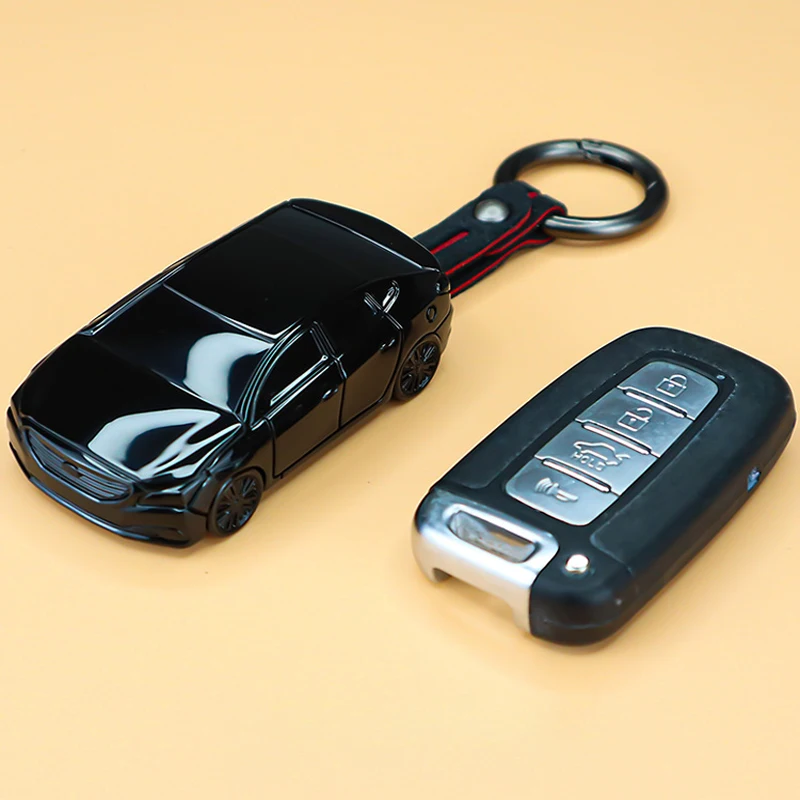 

Car Styling for Hyundai Elantra IX35 Sonata 8 for Kia K2 K5 Sportage Forte 2 3 Button Remote Key Case Smart Key Cover Keychian