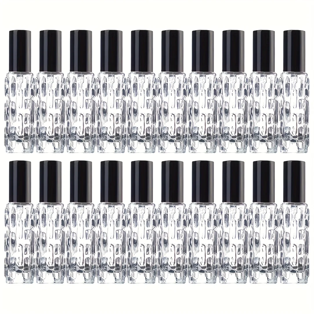 20Pcs 10ml Transparent Empty Refillable Perfume Spray Bottles, Easy to Carry, Suitable for Travel and Trips, Spray Bottles Mini Fine Mist Perfume Spray Bottle, Fragrance Storage Container.