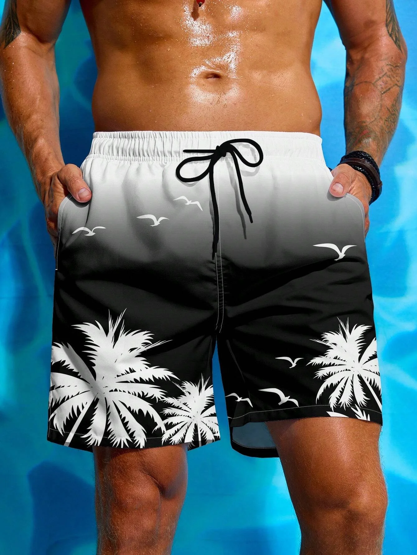 

Men's Shorts Hawaiian Yellow Duck Mens Printing Short Summer New swim Trunks Elastic Waist 3D Print Breathable Short motorcycles