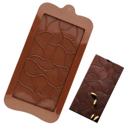 Flower Pattern Chocolate Bar Mold Candy Dessert Silicone Mould Baking Tool