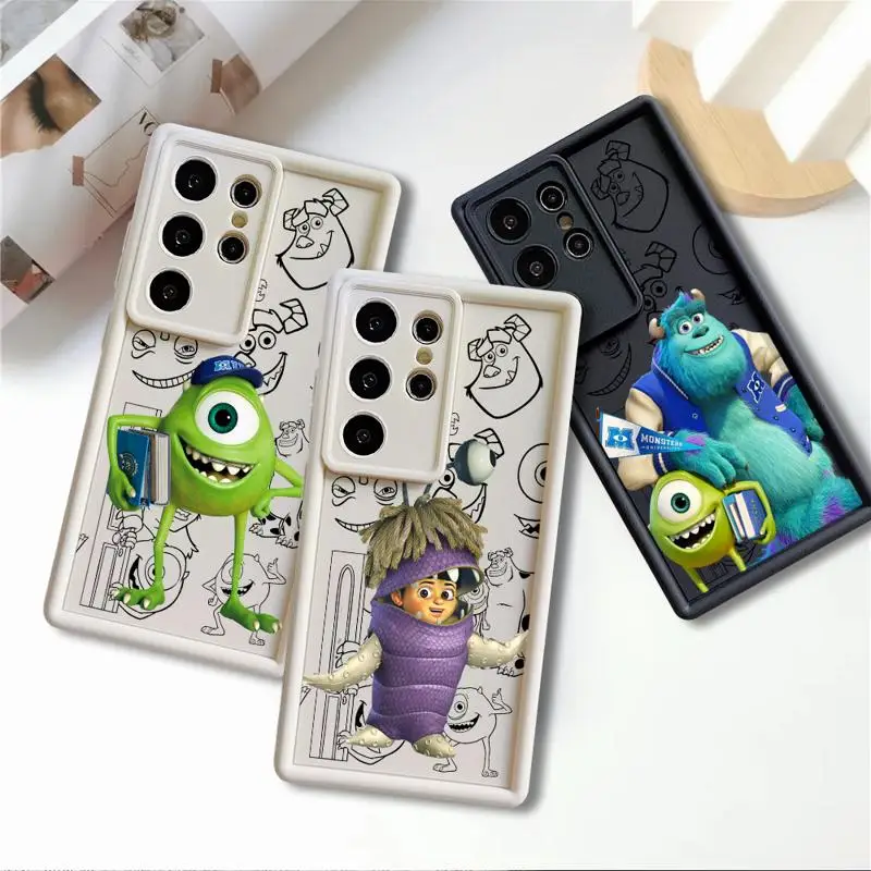 Phone case for Samsung Galaxy S24 S22 S21 Ultra A13 cases S20 FE S23 S24plus S21fe 12C fundas Cover Disney Monster Jame Sullivan