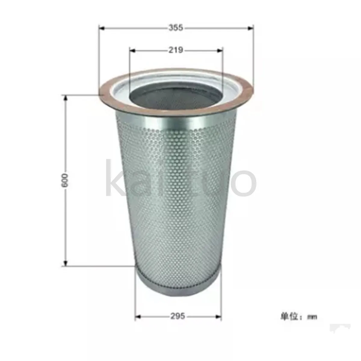 Bolaite screw air compressor oil separator 2205406521