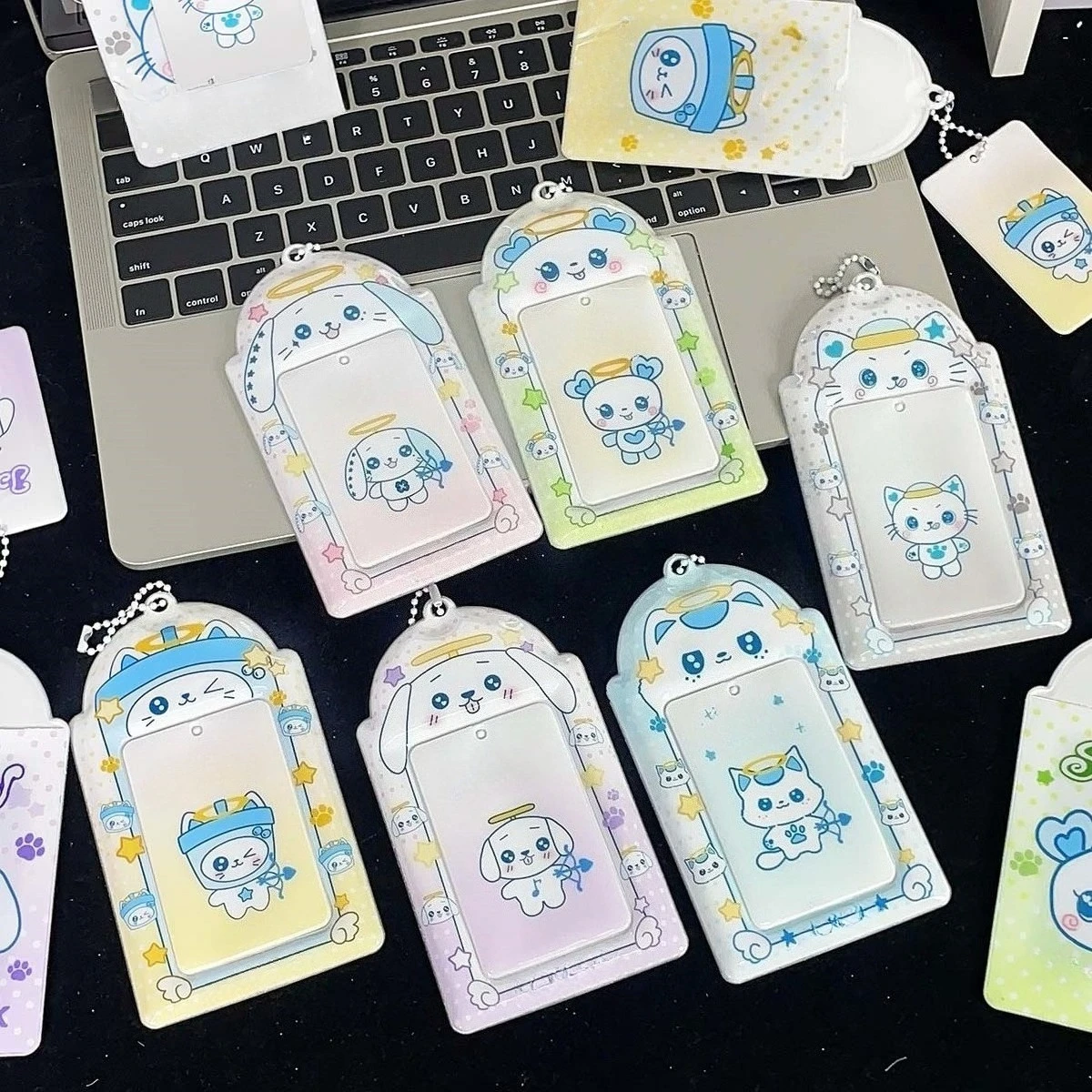 NCT Wish Angel Sculpture Collection Properties PVC Card Cover Storage Album 3-inch Small Card Display Pendant