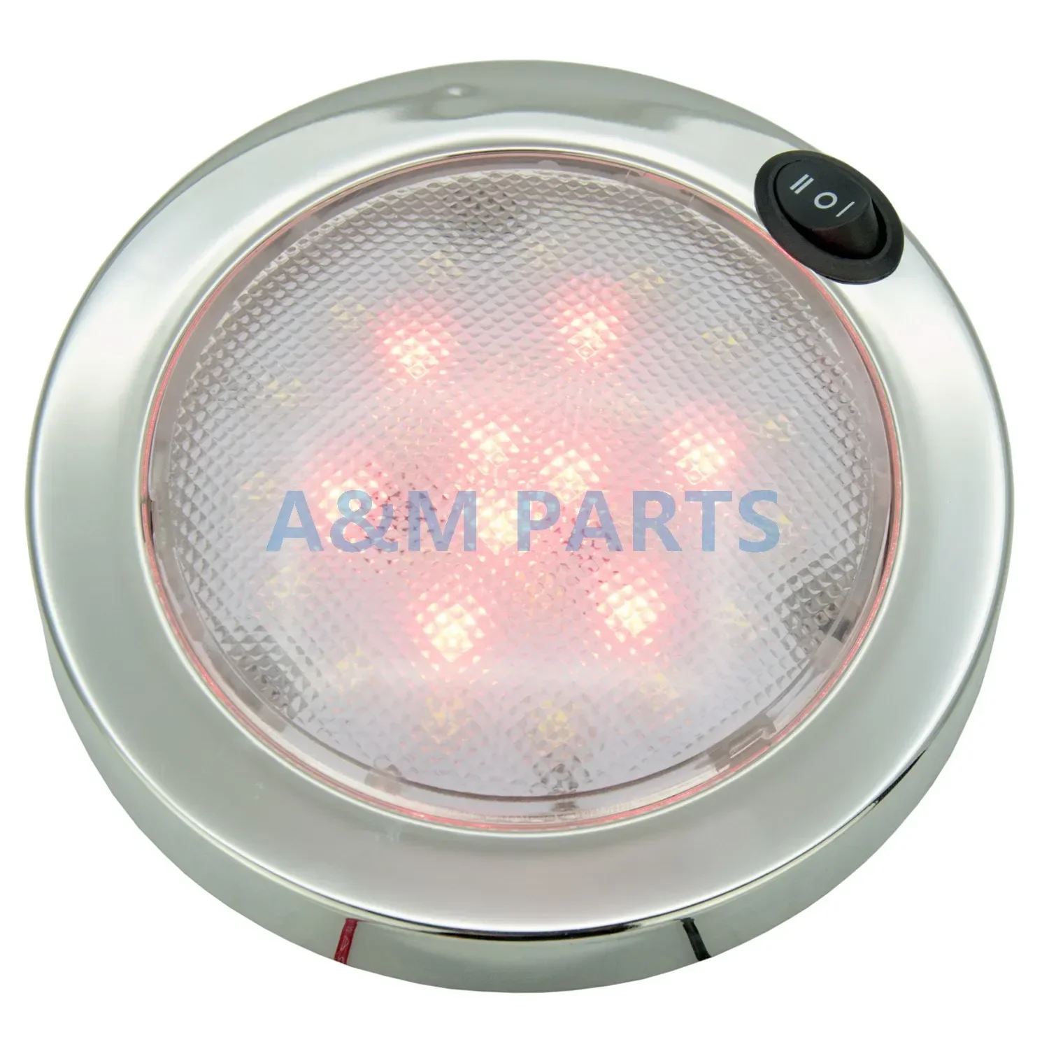 LED Boat Dome Light 12V White Red Marine RV Caravan Cabin Interior Ceiling Light 30 LED