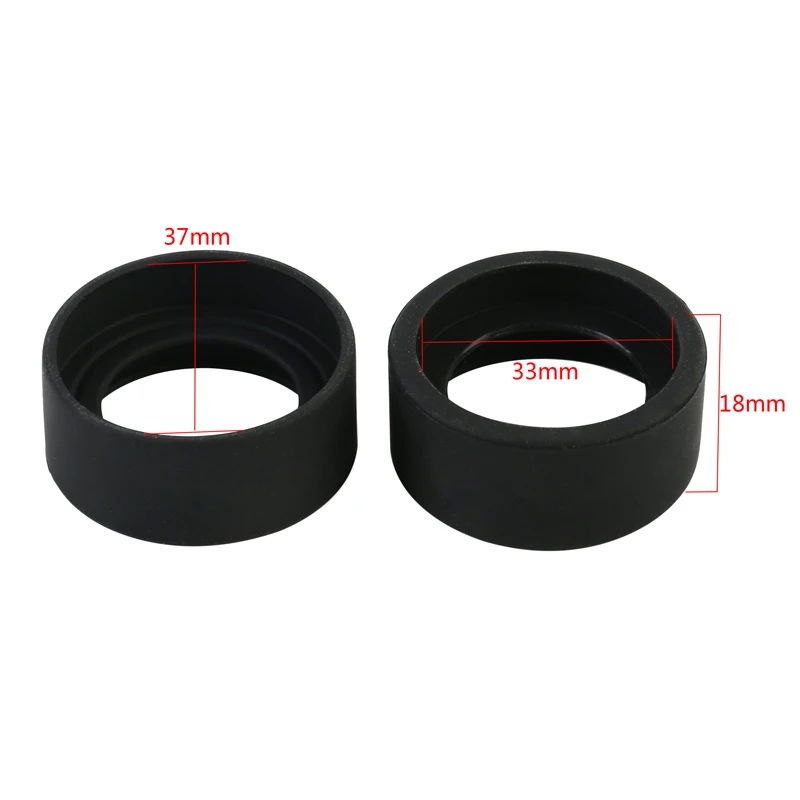 2Pcs/Set 34mm Diameter Rubber Eyepiece Cover Guards For Binocular Biological Stereo Microscope Telescope Monocular Binoculars