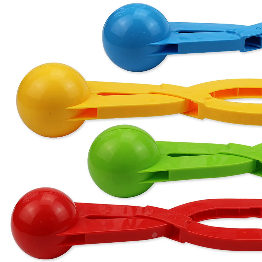 3D Runde Schneeball Clip Kreative Outdoor Winter Schnee Sand Form Werkzeug Outdoor Kinder Interaktive Schnee Spielen Werkzeug