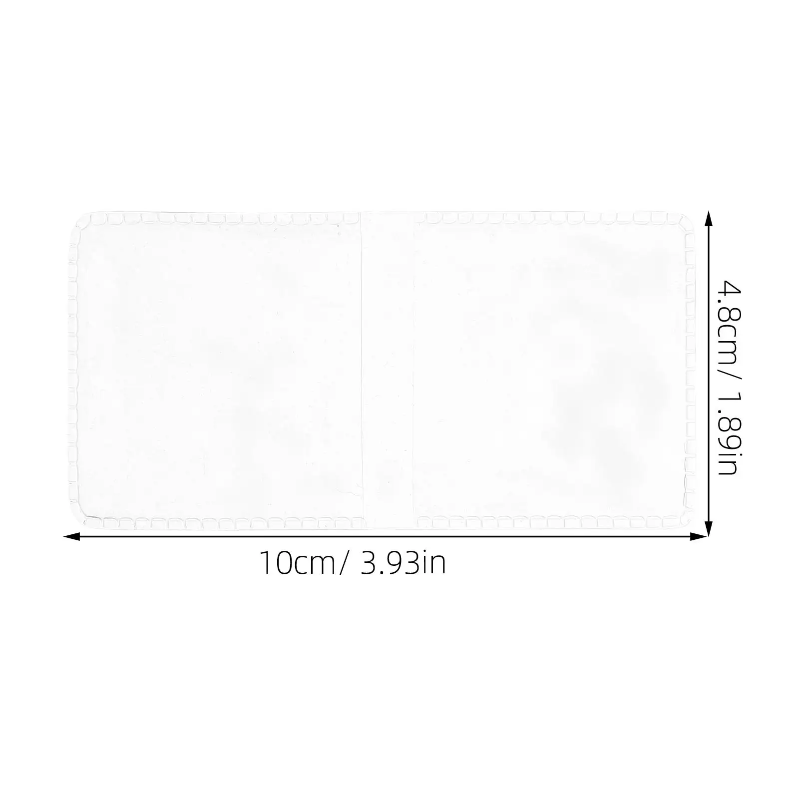 50pcs Coin Storage Bag PVC Transparent Medal Pocket Clear Portable CoinSleeves Plastic Display Banknote