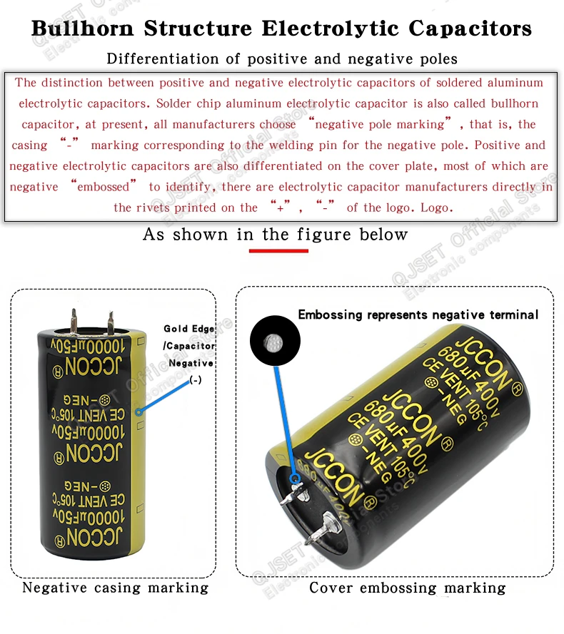 2 Stück 35 V 450 V 63 V 80 V 100 V 25 250 V 200 V 400 V 10000 uf 15000 uf 22000 uf 330 uf 47000 uf 6800 uf JCCON Pow Audio-Elektrolytkondensator – Detail 2