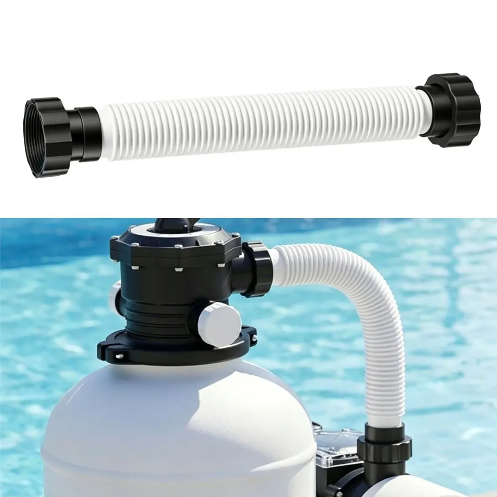 1.5 Inch Pool Filter Pump Hose PVC White Replacement Connection Tube For Intex Swimming Pool Filtration System Accessories