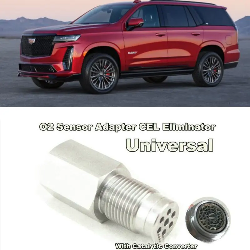 O2 sensor adapter cel eliminator with catalytic converter For Cadillac ct4 ct5 dts sts xlr xt4 xt5 xt6 ATS CT6 CTS Escalade