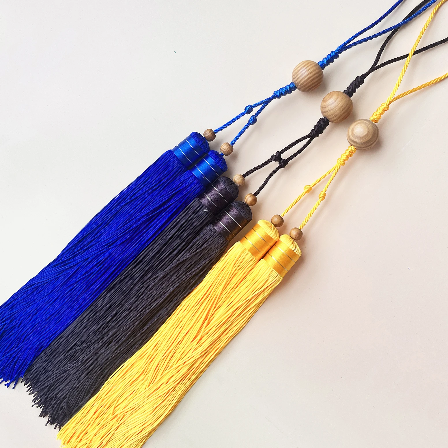 Espada de seda de hielo con borla, espada Mulan de estilo antiguo, borla corta de Tai Chi, variedad de estilos y colores