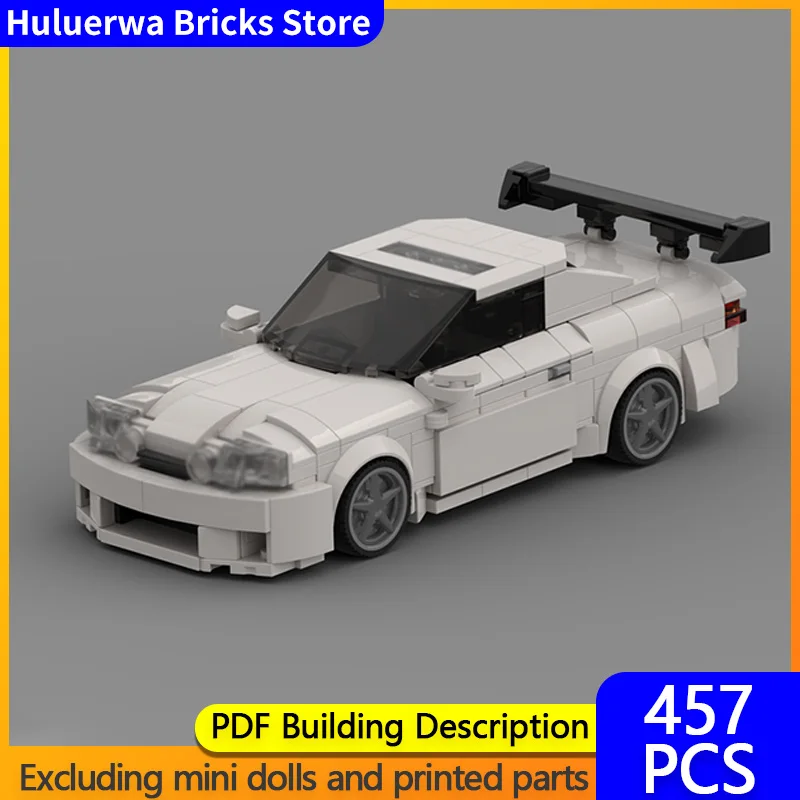 

Speed Hypercar Model MOC Building Bricks Soarer Top Tier Sports Car Modular Technology Gifts Holiday Assemble Children Toys Suit