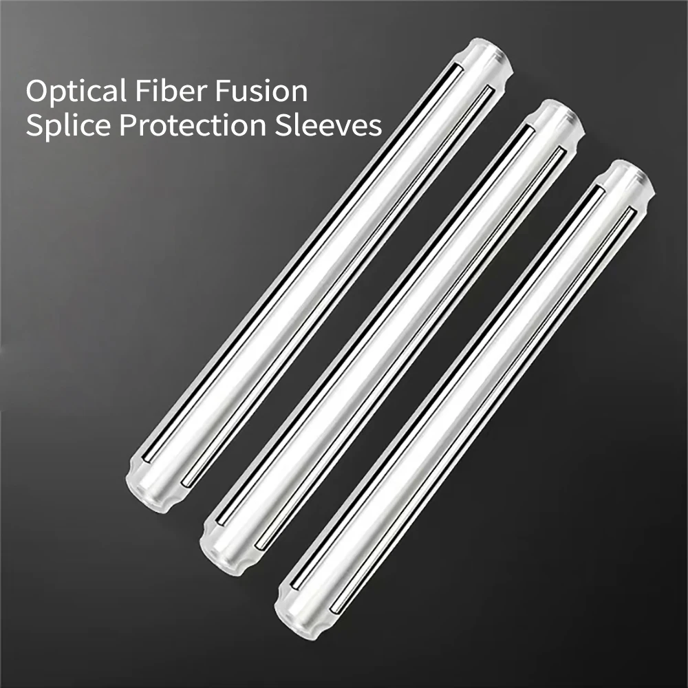 Optical Fiber Fusion Splice Protection Sleeves 50pcs 3.5mm For Drop Cable/100pcs 1.5mm Dia 60mm Length Heat Shrinkable Tube