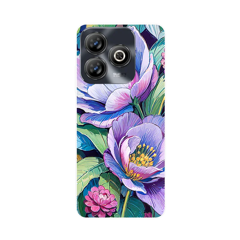 For ZTE Blade A75 4G Phone Case Fashion Soft TPU Silicone Painting Back Cover for ZTE Blade A75 A 75 Z2359 BladeA75 4G Funda