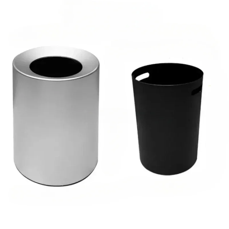 Home Office Waste Bin Narrow Creative Rose Gold Large Innovative Waste Bin Automatic Waste Bin Poubelle Voiture Home