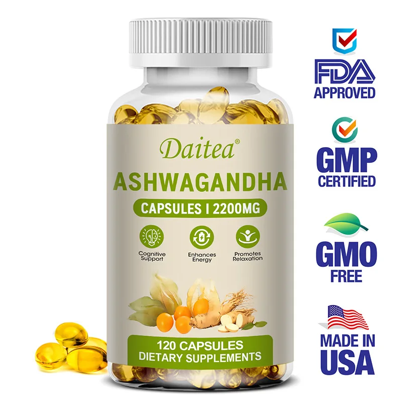 

Vegan Ashwagandha Extract Capsules – Stress Support, Improved Sleep, Muscle Growth and Strength, Immunity