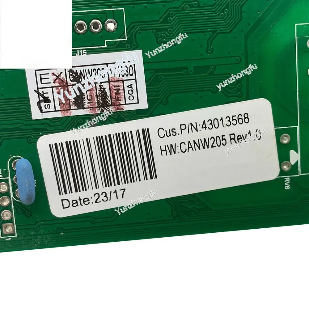 43013568 CANW205 Rev1.0 New Original Washing Machine Main Board PCB Assembly Electronic Control Panel Module