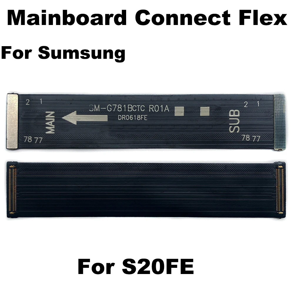 Placa base Flex Connect para Samsung Galaxy S20 FE Ultra S10 Note10 Note20 Plus, pantalla LCD, placa base, Cable flexible, cinta