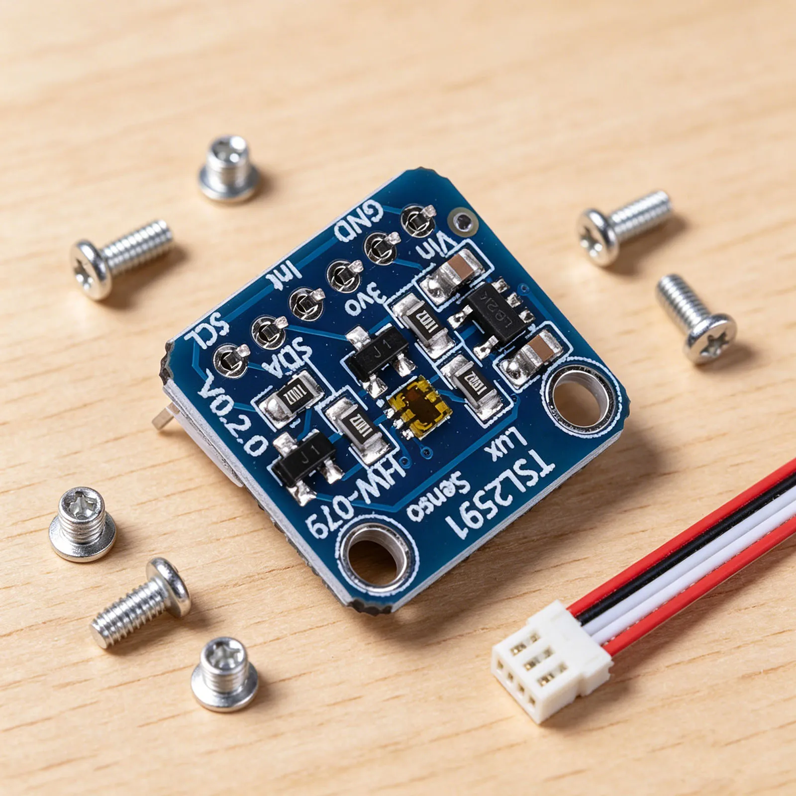 TSL2591 Ambient Light Sensor Module with Infrared and Full Spectrum High Dynamic Digital Optical Sensor Module for Arduino