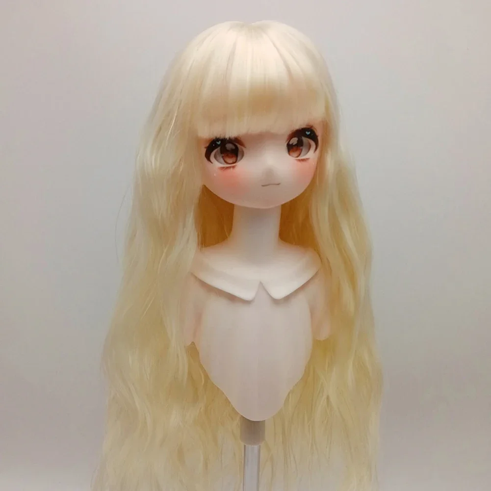 BJD SD Doll Wig High Temperature Fibre Durable doll Hair for upset duck for1/3 doll hair Bjd Wig DIY decoration