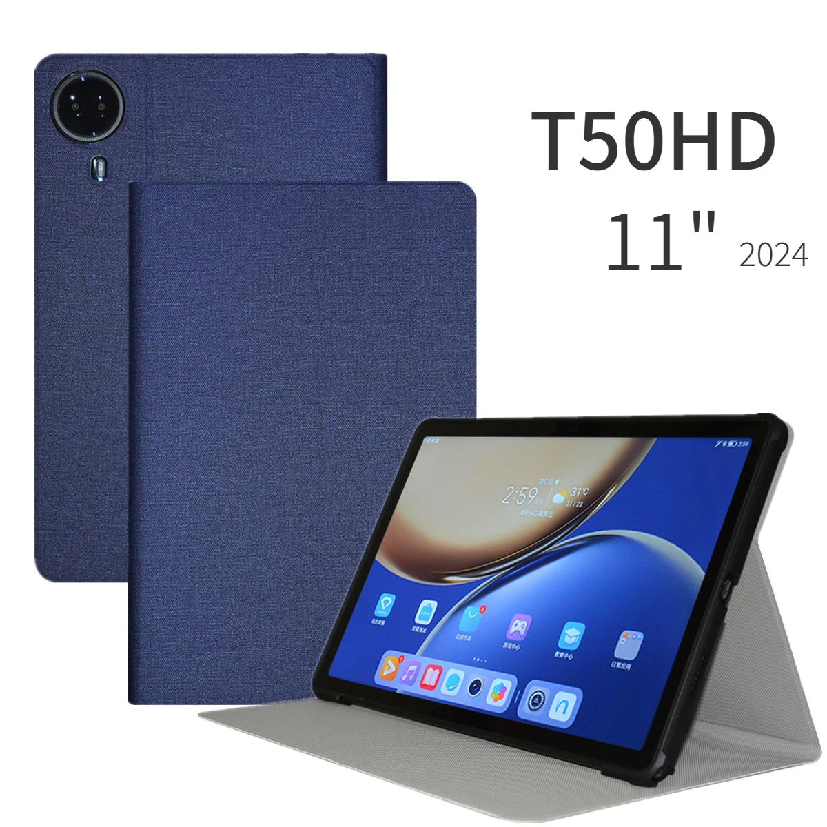 Smart Cover for Teclast T50HD Case Folding Stand Pu Leather with Soft Back Cover  Protective Shell for Teclast T50HD 11