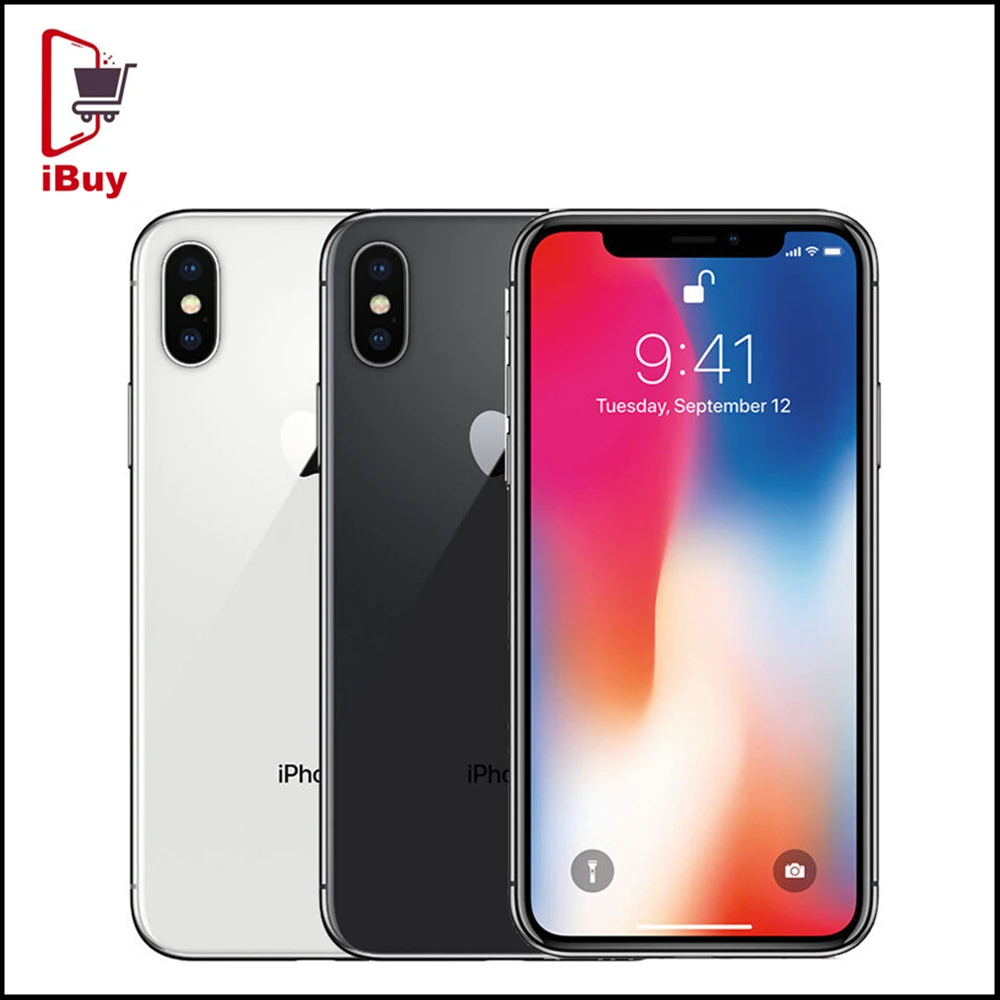 

Apple iPhone X Mobile Phone 5.8" 3GB RAM 64GB/256GB ROM iOS A11 Bionic 12MP Face ID 4G LTE Used Unlocked Cellphone