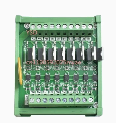 4/6/8/10/12/16/20 Channel PLC DC Output Amplifier Transistor Module IO Board DC Control Optocoupler Isolation PNP NPN 12-24V