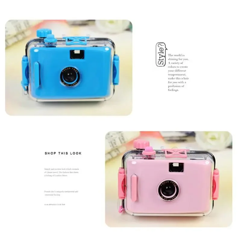 Children's Camera Non-disposable Film Camera LOMO Camera Waterproof And Shockproof Mini Camera For Kids Birthday Gift