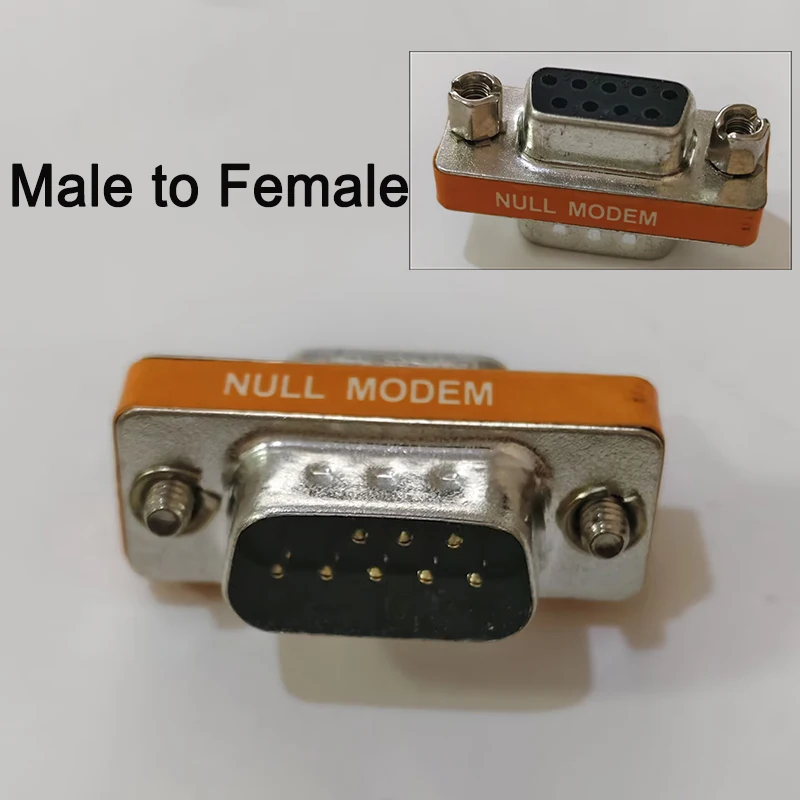 DB9 9Pin Male to Female/Male to Male/Female to Female/ Mini Gender Changer Adapter RS232 Serial plug Com Connector