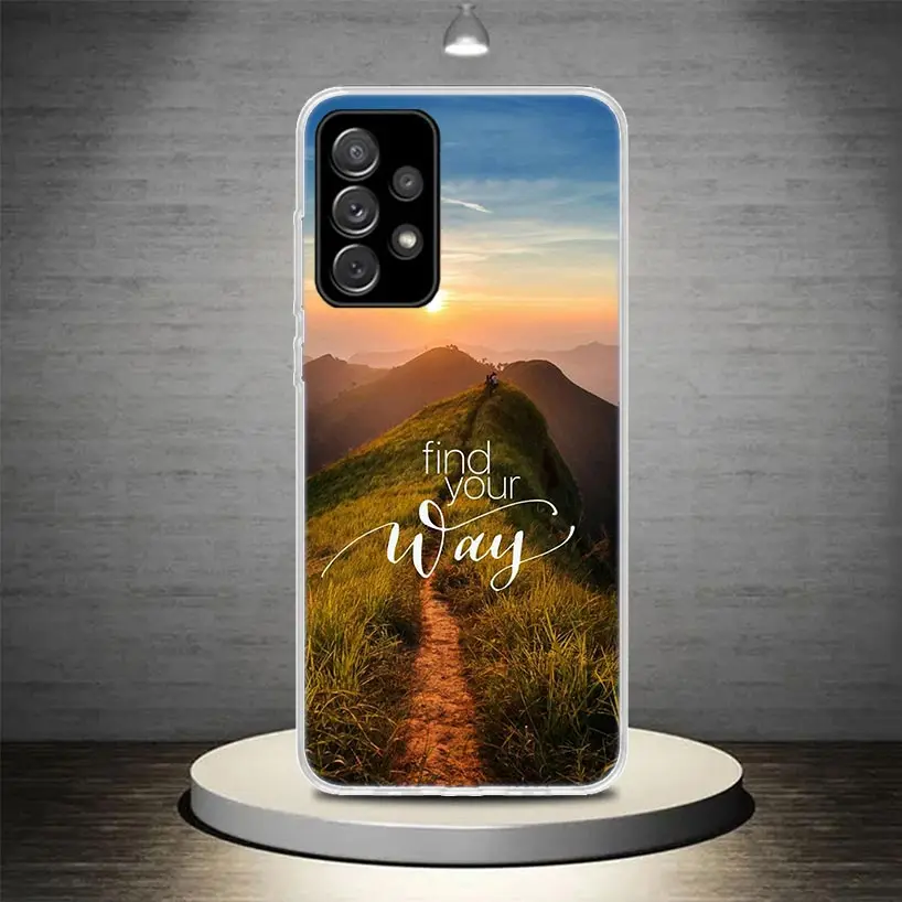 Travel Mountain Beach Proverb Phone Case Fundas For Samsung Galaxy A51 A50S A71 A70 A41 A40 A31 A30S A21S A20E A11 A10S A01 A6 A