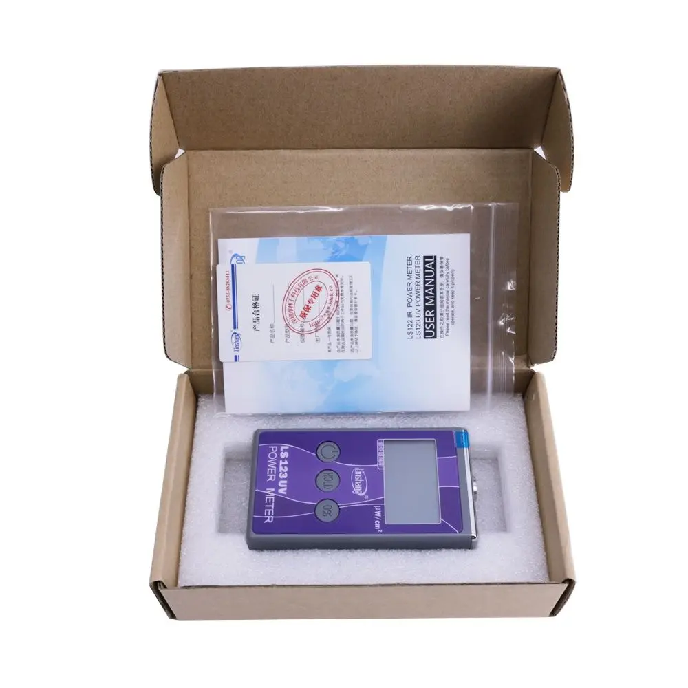 LS123 UV Power Meter ช่วงการวัด: 0 -40000 UW/C M2