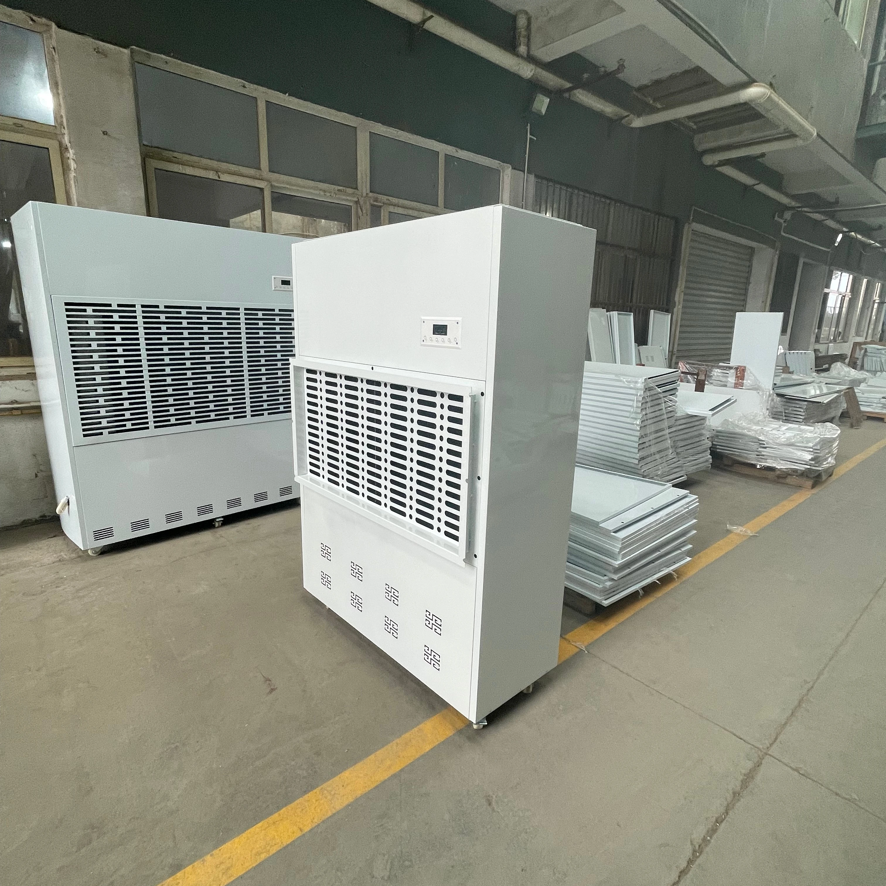 

168L-1200L Industrial Dehumidifier With Air Duct Connection Grow Room Dehumidifier And Swimming Pool