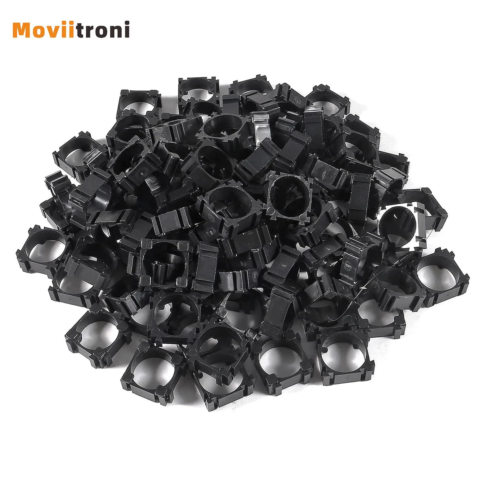 

50 шт. 18650 держатель литиевой батареи, пластиковый кронштейн для аккумуляторной батареи, цилиндрическая подставка для аккумулятора, проставка для батареи «сделай сам»