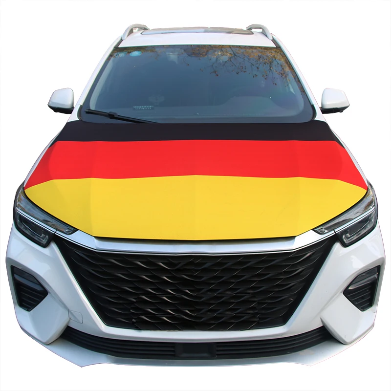 115x160cm 3.8x5.3ft Germany Flag Car Engine Hood Cover National Flag Fabrics For SUV For Decoration